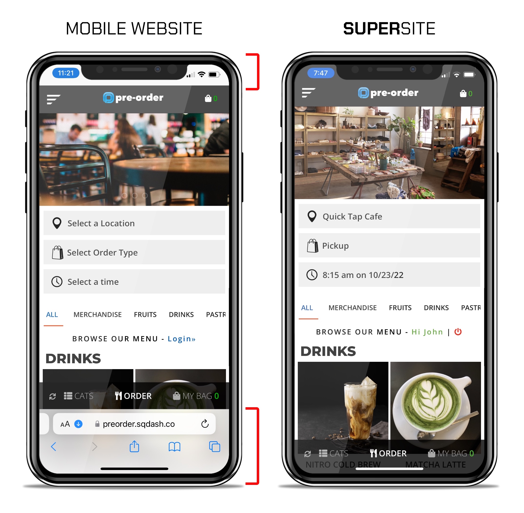 Mobile Website vs SuperSite Web App